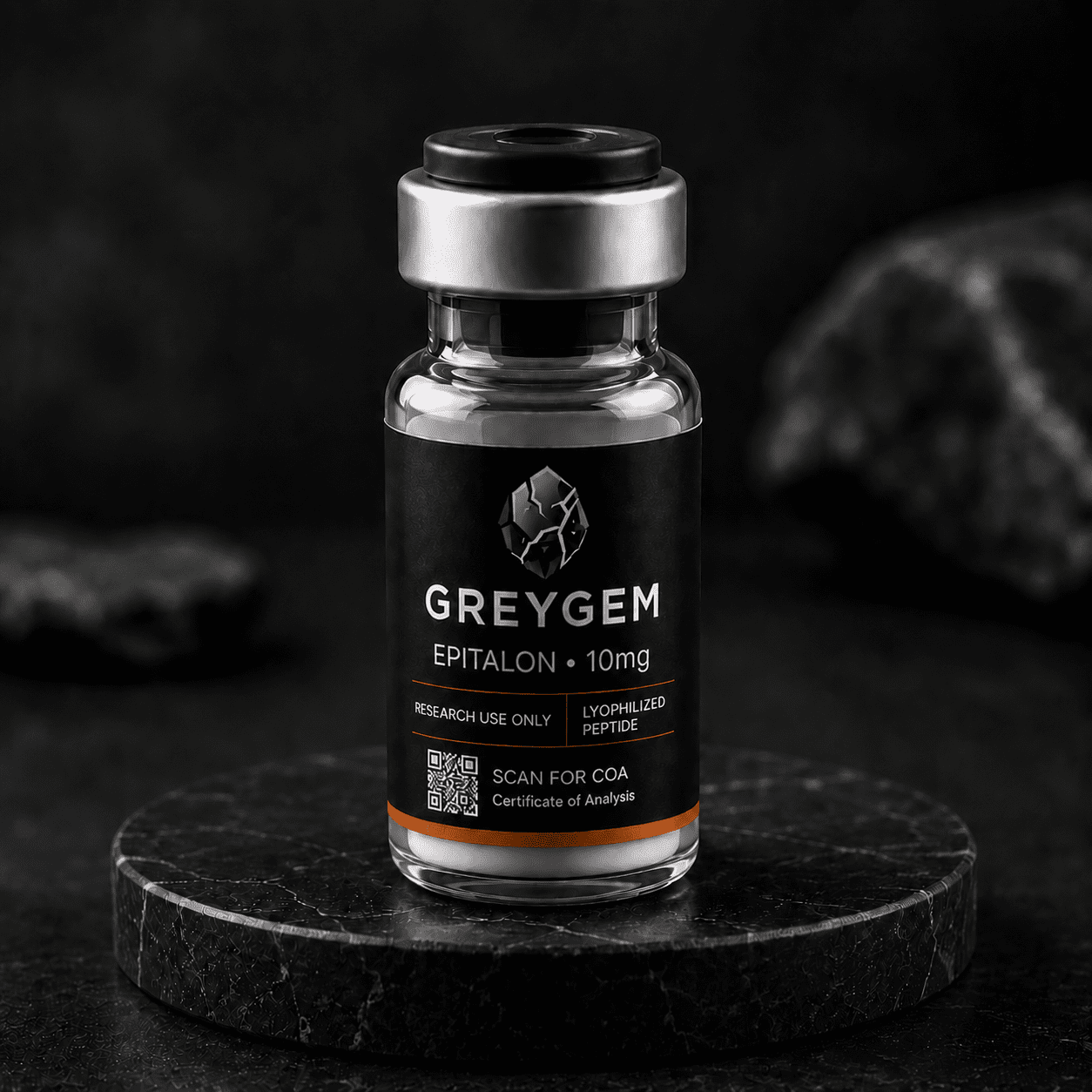 Epitalon 10 mg Epitalon research peptide vial — GREYGEM Canada