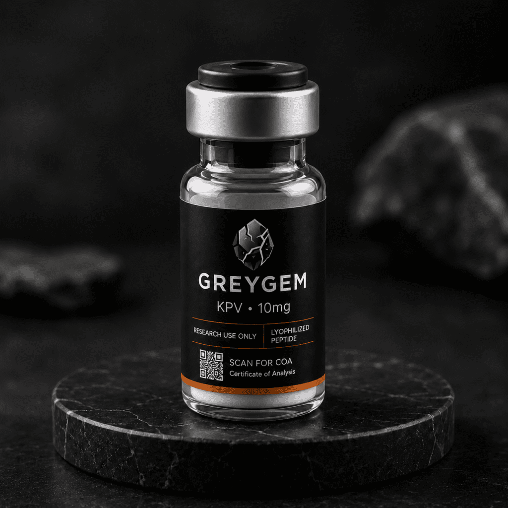 KPV research peptide vial — GREYGEM Canada