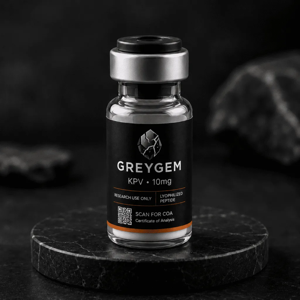 KPV research peptide vial — GREYGEM Canada