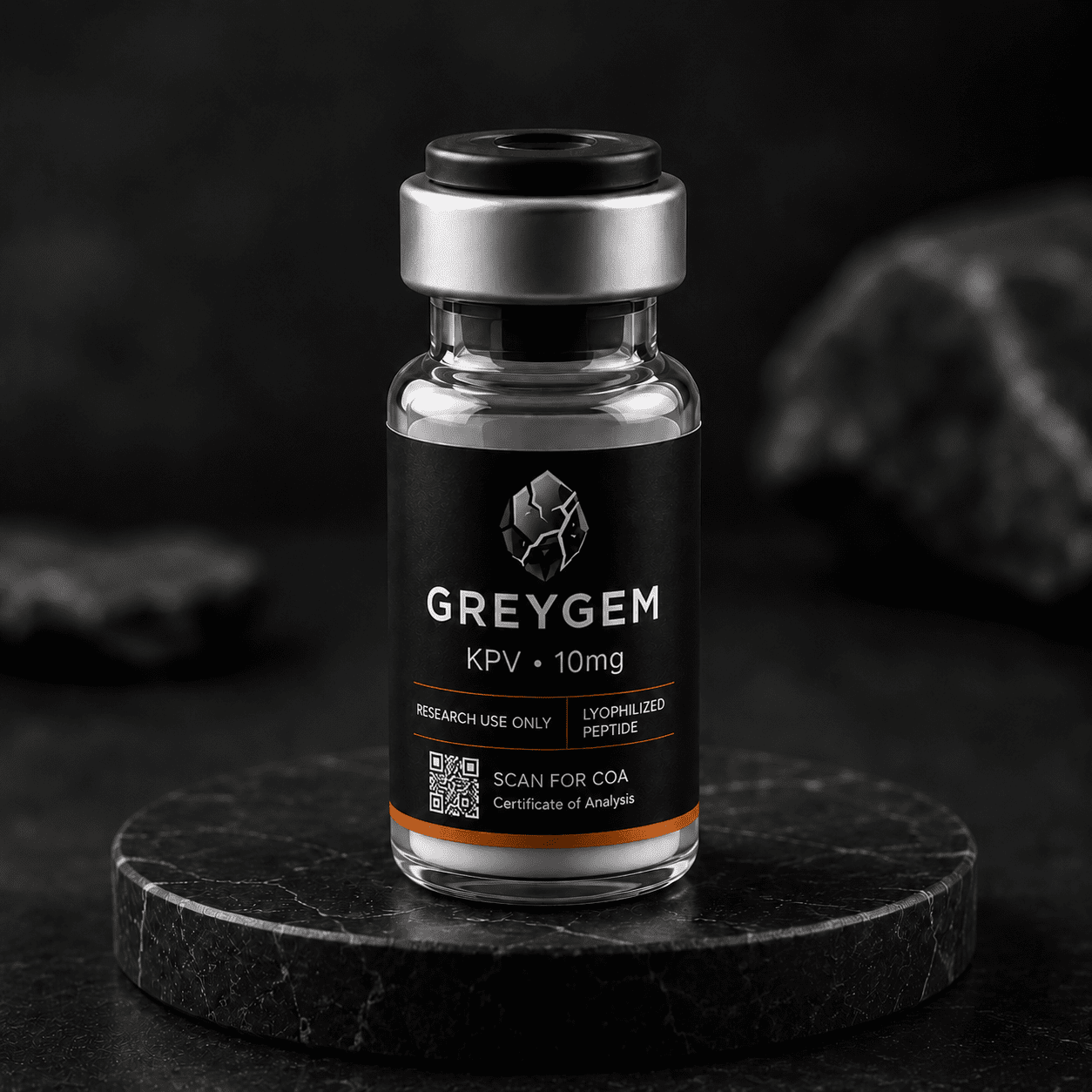 KPV 10mg KPV research peptide vial — GREYGEM Canada