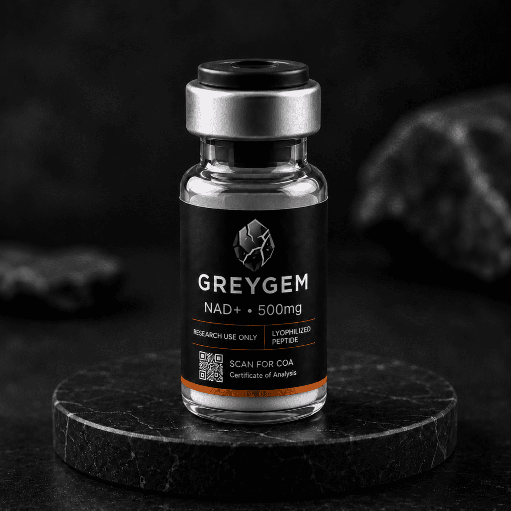 NAD+ 500mg research compound vial — GREYGEM Canada