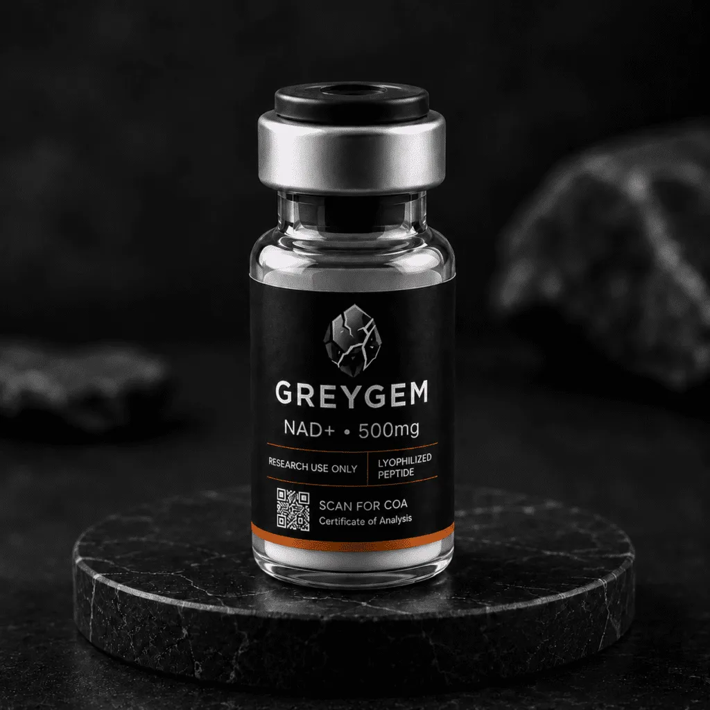 NAD+ 500mg research compound vial — GREYGEM Canada