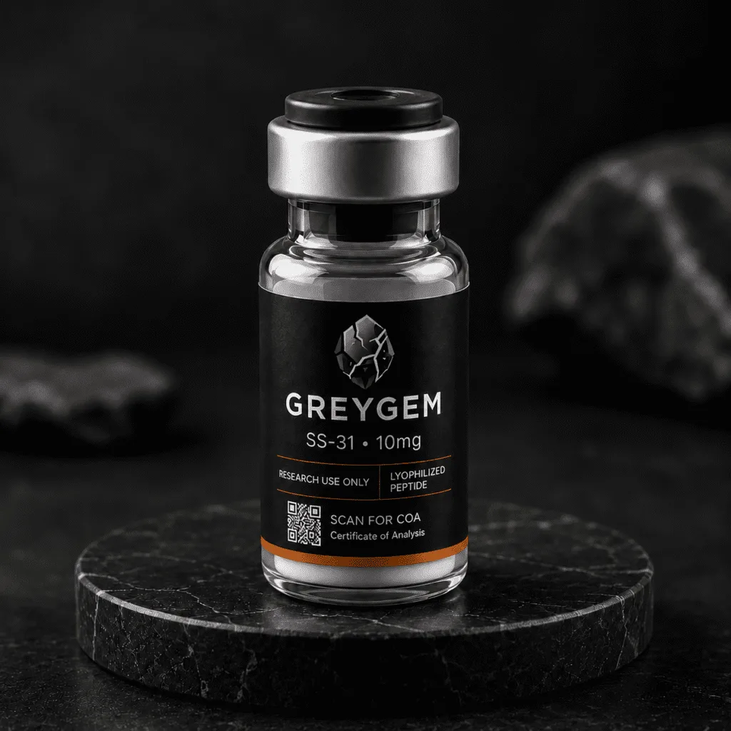 SS-31 10mg mitochondrial research peptide vial — GREYGEM Canada